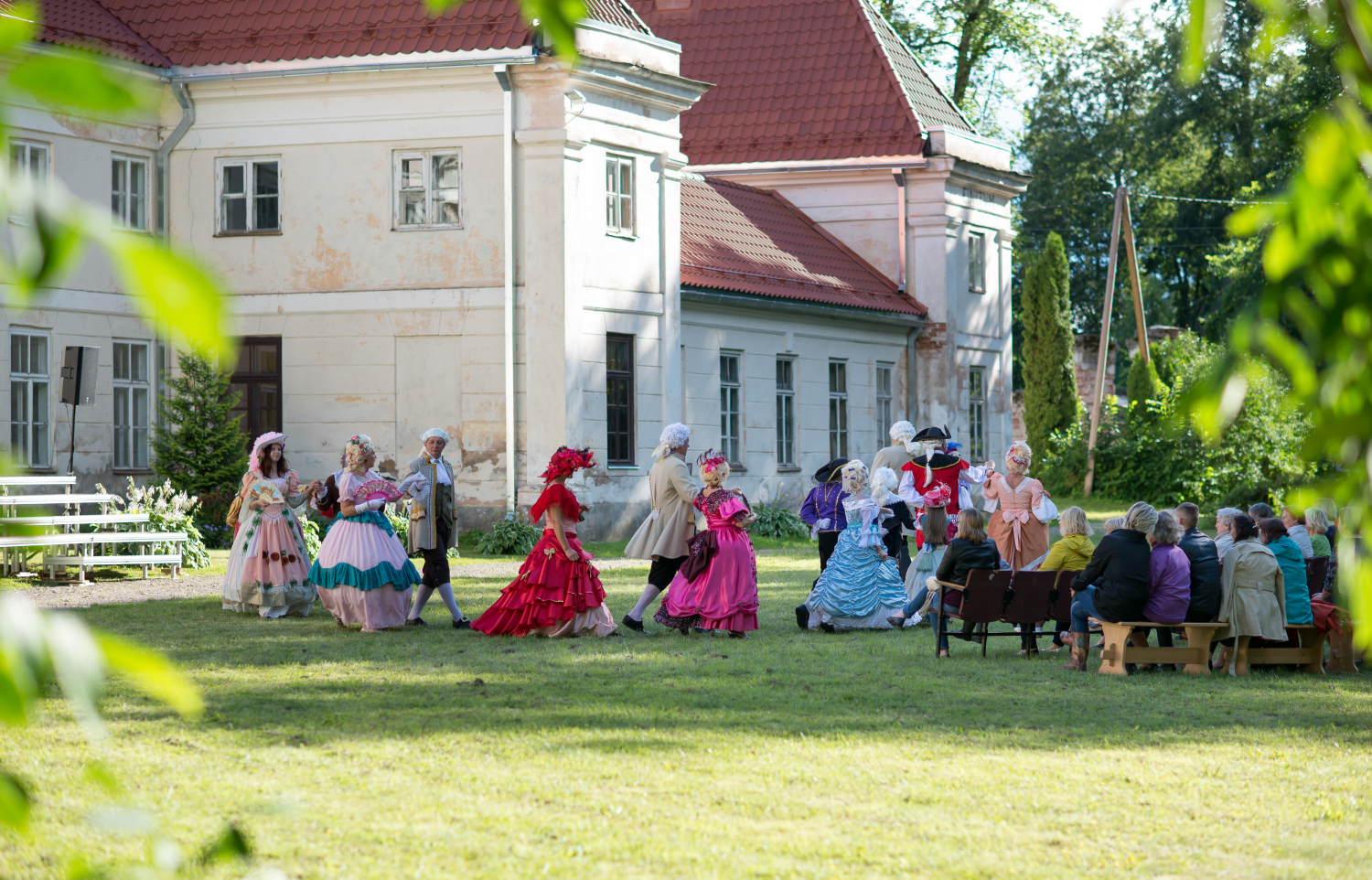 Varakļāni Palace garden view 2